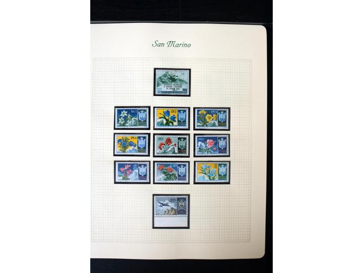 1877/1959, postfrische, ungebrauchte und etwas gestempelte Sammlung mit u.a. Mi.-Nr. 145-62, 165-74, 175-79, 184-91, 198-201,