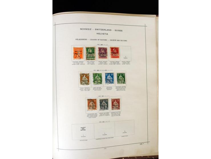 1843/1960 (ca.), sehr schöner alter Sammlungsbestand in 2 Alben, insbesondere bei den frühen Ausgaben mit vielen besseren Stü