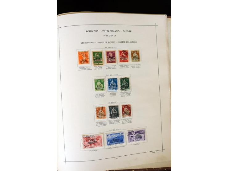 1843/1960 (ca.), sehr schöner alter Sammlungsbestand in 2 Alben, insbesondere bei den frühen Ausgaben mit vielen besseren Stü