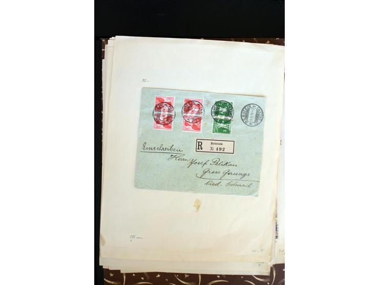 1843/1960 (ca.), sehr schöner alter Sammlungsbestand in 2 Alben, insbesondere bei den frühen Ausgaben mit vielen besseren Stü