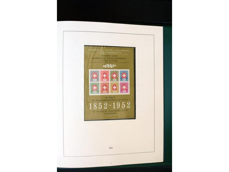 1843/1960 (ca.), sehr schöner alter Sammlungsbestand in 2 Alben, insbesondere bei den frühen Ausgaben mit vielen besseren Stü