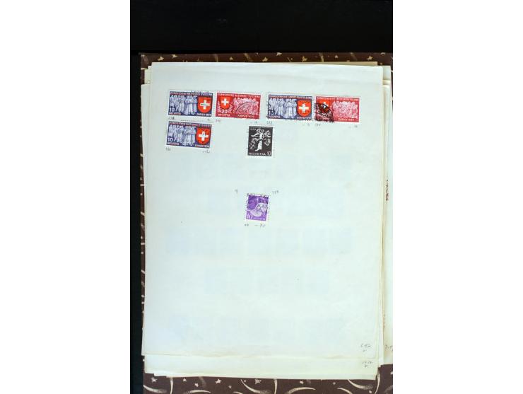 1843/1960 (ca.), sehr schöner alter Sammlungsbestand in 2 Alben, insbesondere bei den frühen Ausgaben mit vielen besseren Stü