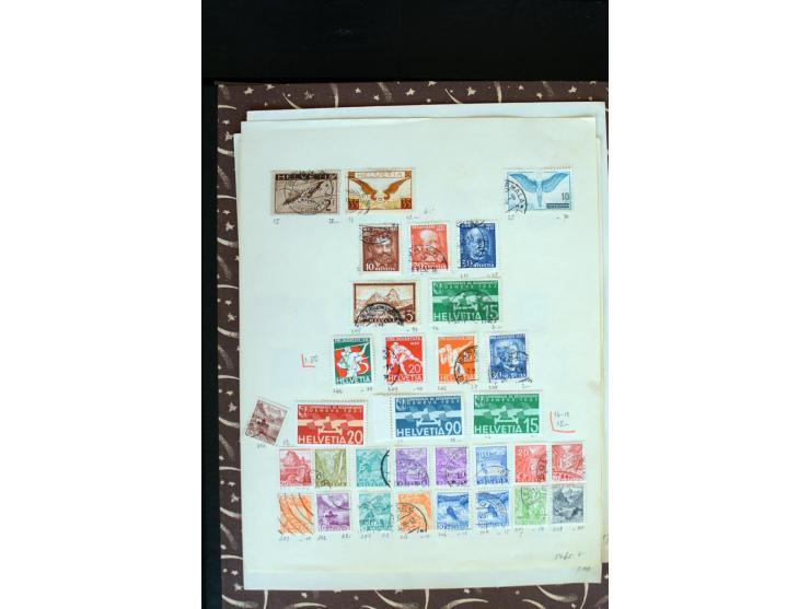 1843/1960 (ca.), sehr schöner alter Sammlungsbestand in 2 Alben, insbesondere bei den frühen Ausgaben mit vielen besseren Stü
