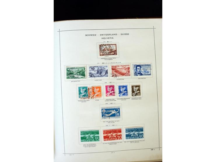 1843/1960 (ca.), sehr schöner alter Sammlungsbestand in 2 Alben, insbesondere bei den frühen Ausgaben mit vielen besseren Stü