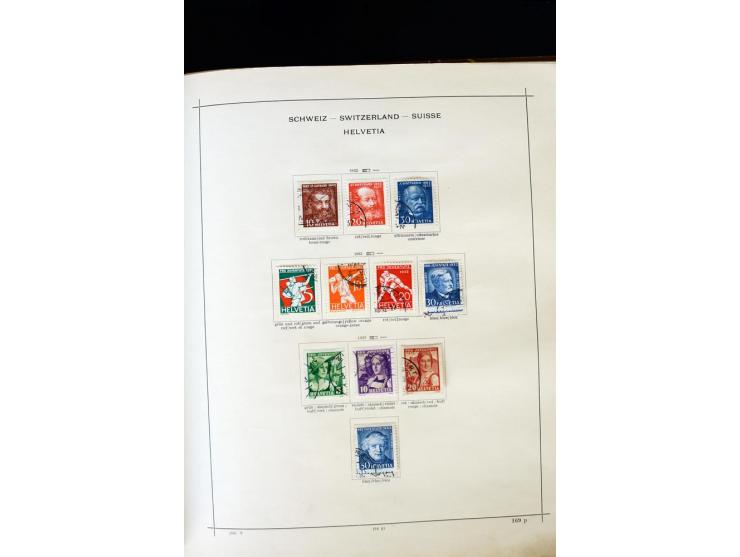 1843/1960 (ca.), sehr schöner alter Sammlungsbestand in 2 Alben, insbesondere bei den frühen Ausgaben mit vielen besseren Stü