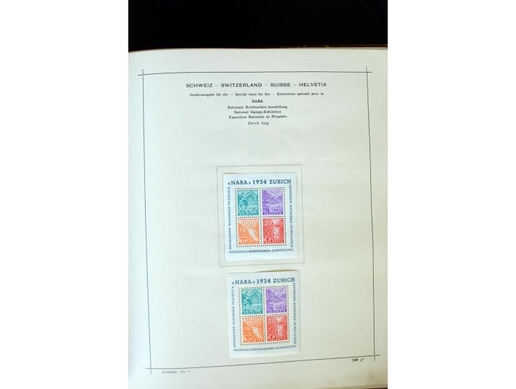 1843/1960 (ca.), sehr schöner alter Sammlungsbestand in 2 Alben, insbesondere bei den frühen Ausgaben mit vielen besseren Stü