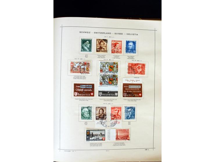 1843/1960 (ca.), sehr schöner alter Sammlungsbestand in 2 Alben, insbesondere bei den frühen Ausgaben mit vielen besseren Stü