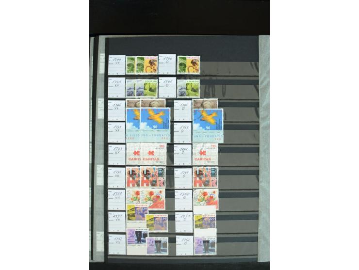 1843/2007, postfrische, ungebrauchte und gestempelte Sammlung mit u.a. Zürich 1I Esslinger Probedruck (repariert), Bundespost