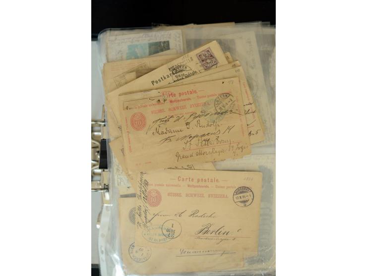 1843/2007, postfrische, ungebrauchte und gestempelte Sammlung mit u.a. Zürich 1I Esslinger Probedruck (repariert), Bundespost