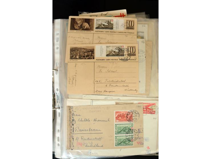 1843/2007, postfrische, ungebrauchte und gestempelte Sammlung mit u.a. Zürich 1I Esslinger Probedruck (repariert), Bundespost