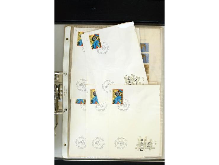 1843/2007, postfrische, ungebrauchte und gestempelte Sammlung mit u.a. Zürich 1I Esslinger Probedruck (repariert), Bundespost