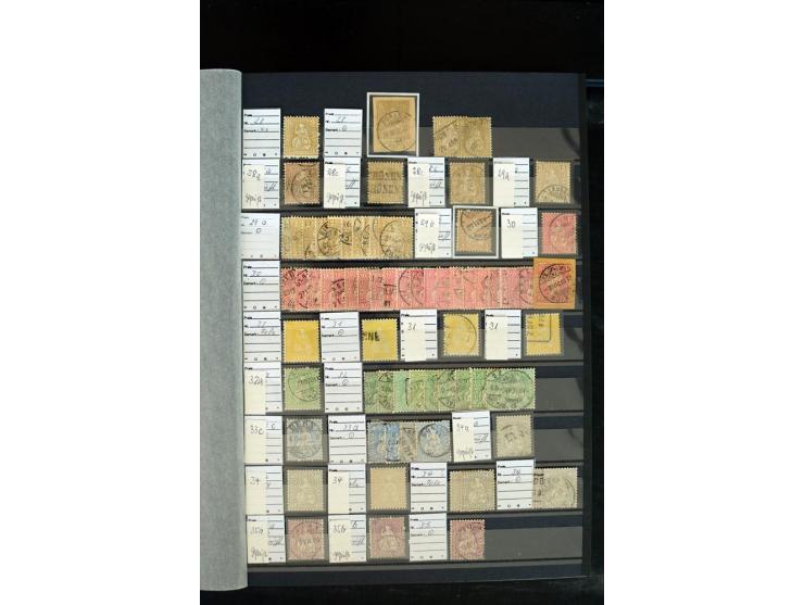 1843/2007, postfrische, ungebrauchte und gestempelte Sammlung mit u.a. Zürich 1I Esslinger Probedruck (repariert), Bundespost