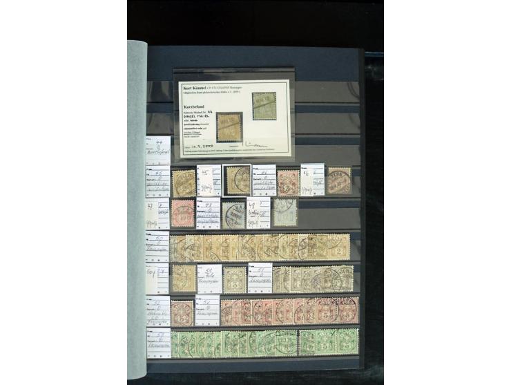1843/2007, postfrische, ungebrauchte und gestempelte Sammlung mit u.a. Zürich 1I Esslinger Probedruck (repariert), Bundespost
