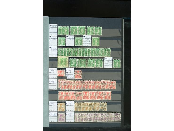 1843/2007, postfrische, ungebrauchte und gestempelte Sammlung mit u.a. Zürich 1I Esslinger Probedruck (repariert), Bundespost