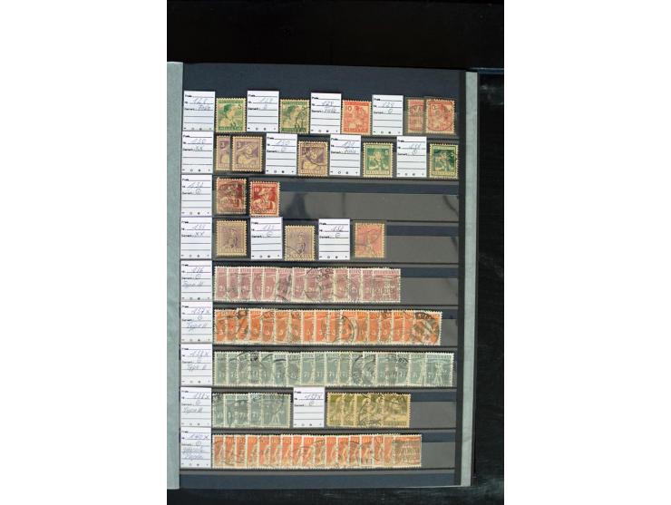 1843/2007, postfrische, ungebrauchte und gestempelte Sammlung mit u.a. Zürich 1I Esslinger Probedruck (repariert), Bundespost