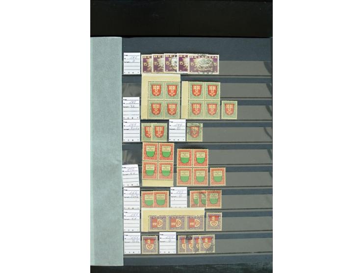 1843/2007, postfrische, ungebrauchte und gestempelte Sammlung mit u.a. Zürich 1I Esslinger Probedruck (repariert), Bundespost