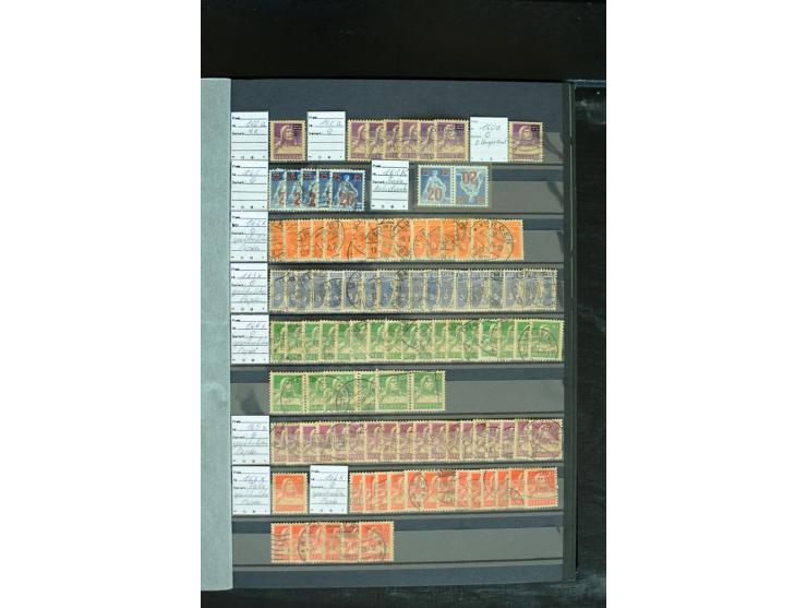 1843/2007, postfrische, ungebrauchte und gestempelte Sammlung mit u.a. Zürich 1I Esslinger Probedruck (repariert), Bundespost