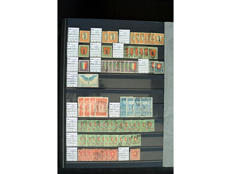 1843/2007, postfrische, ungebrauchte und gestempelte Sammlung mit u.a. Zürich 1I Esslinger Probedruck (repariert), Bundespost
