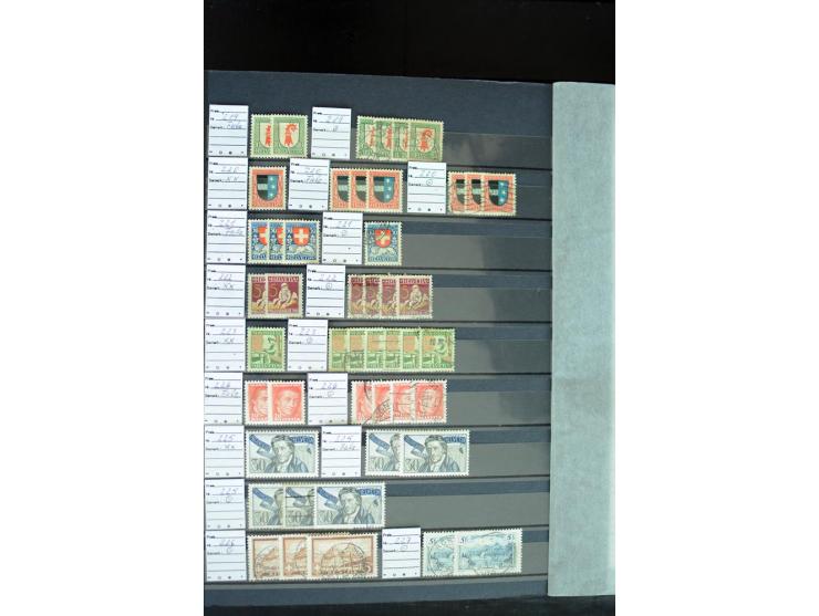 1843/2007, postfrische, ungebrauchte und gestempelte Sammlung mit u.a. Zürich 1I Esslinger Probedruck (repariert), Bundespost