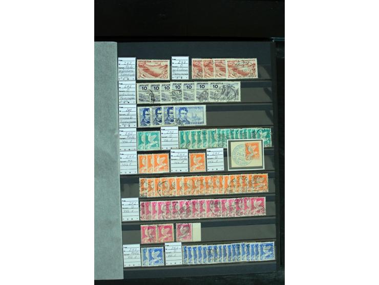1843/2007, postfrische, ungebrauchte und gestempelte Sammlung mit u.a. Zürich 1I Esslinger Probedruck (repariert), Bundespost