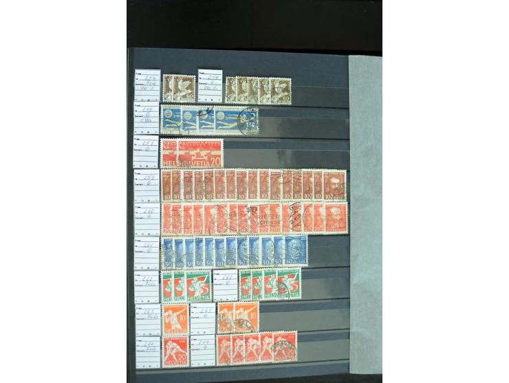 1843/2007, postfrische, ungebrauchte und gestempelte Sammlung mit u.a. Zürich 1I Esslinger Probedruck (repariert), Bundespost