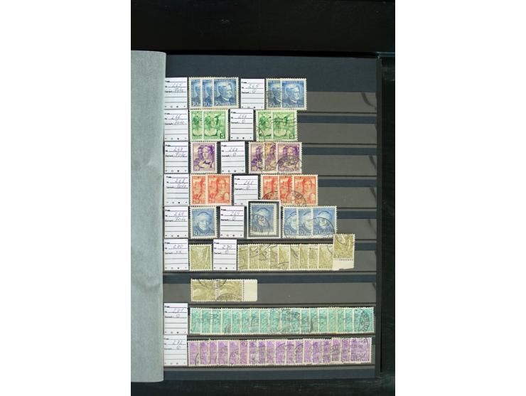 1843/2007, postfrische, ungebrauchte und gestempelte Sammlung mit u.a. Zürich 1I Esslinger Probedruck (repariert), Bundespost