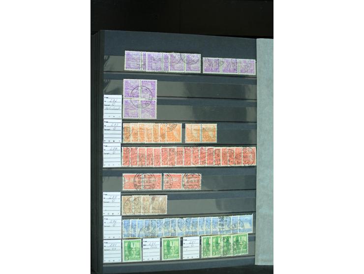 1843/2007, postfrische, ungebrauchte und gestempelte Sammlung mit u.a. Zürich 1I Esslinger Probedruck (repariert), Bundespost
