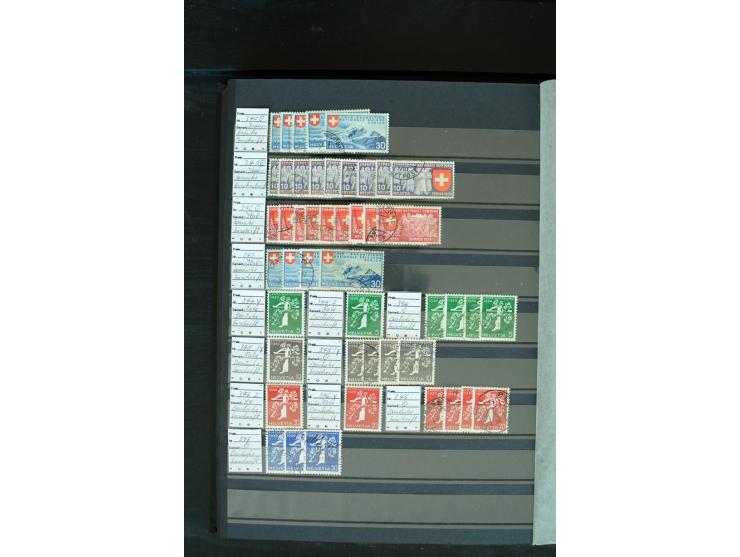 1843/2007, postfrische, ungebrauchte und gestempelte Sammlung mit u.a. Zürich 1I Esslinger Probedruck (repariert), Bundespost