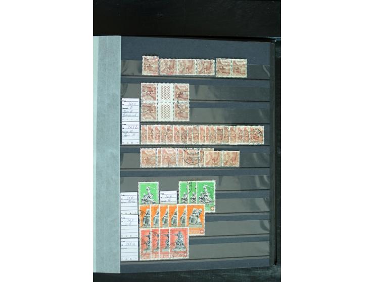 1843/2007, postfrische, ungebrauchte und gestempelte Sammlung mit u.a. Zürich 1I Esslinger Probedruck (repariert), Bundespost