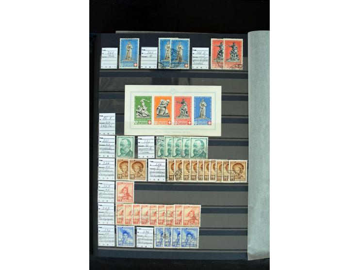 1843/2007, postfrische, ungebrauchte und gestempelte Sammlung mit u.a. Zürich 1I Esslinger Probedruck (repariert), Bundespost
