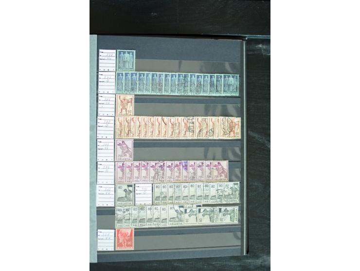 1843/2007, postfrische, ungebrauchte und gestempelte Sammlung mit u.a. Zürich 1I Esslinger Probedruck (repariert), Bundespost