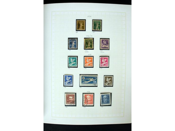 1845/1950, postfrische, ungebrauchte und gestempelte Sammlung mit u.a. Genf Mi.-Nr. 3, Bundespost 4, 5I, 5II, 6I, 447-59, daz