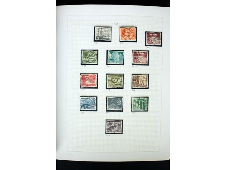 1845/1950, postfrische, ungebrauchte und gestempelte Sammlung mit u.a. Genf Mi.-Nr. 3, Bundespost 4, 5I, 5II, 6I, 447-59, daz