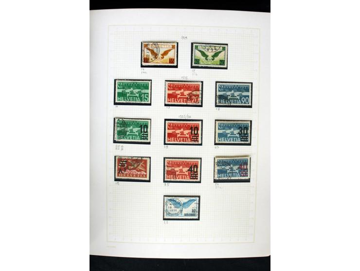 1845/1950, postfrische, ungebrauchte und gestempelte Sammlung mit u.a. Genf Mi.-Nr. 3, Bundespost 4, 5I, 5II, 6I, 447-59, daz