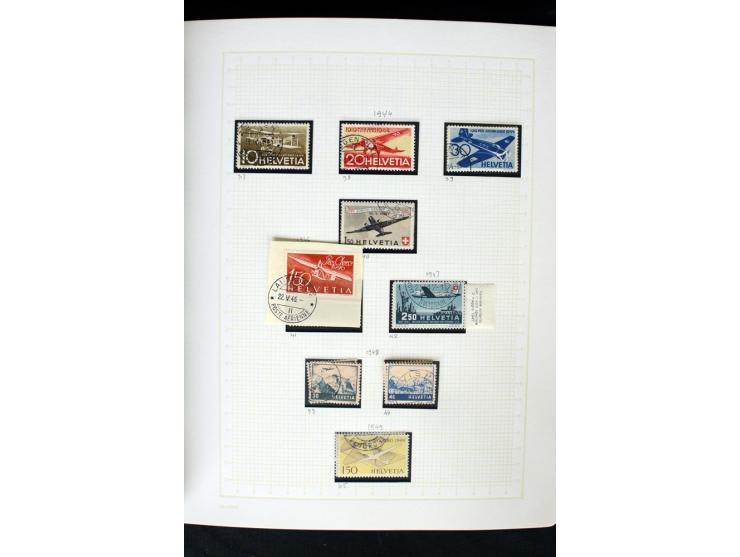 1845/1950, postfrische, ungebrauchte und gestempelte Sammlung mit u.a. Genf Mi.-Nr. 3, Bundespost 4, 5I, 5II, 6I, 447-59, daz