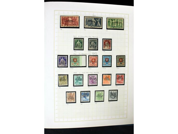 1845/1950, postfrische, ungebrauchte und gestempelte Sammlung mit u.a. Genf Mi.-Nr. 3, Bundespost 4, 5I, 5II, 6I, 447-59, daz