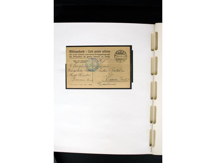 1845/1950, postfrische, ungebrauchte und gestempelte Sammlung mit u.a. Genf Mi.-Nr. 3, Bundespost 4, 5I, 5II, 6I, 447-59, daz
