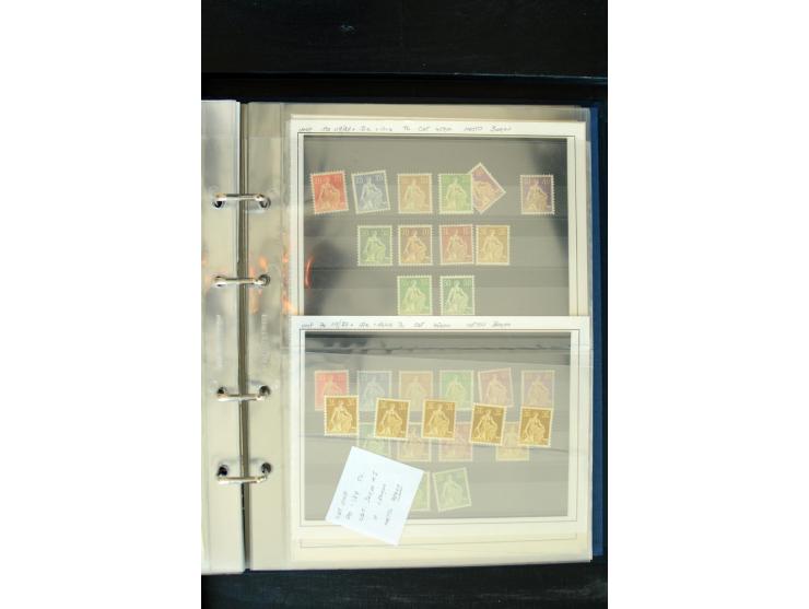 1850/1924, postfrische, ungebrauchte und gestempelte Partie mit vielen guten Ausgaben, teils sign. oder mit Befund (Unificato