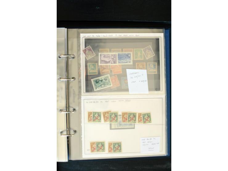 1850/1924, postfrische, ungebrauchte und gestempelte Partie mit vielen guten Ausgaben, teils sign. oder mit Befund (Unificato