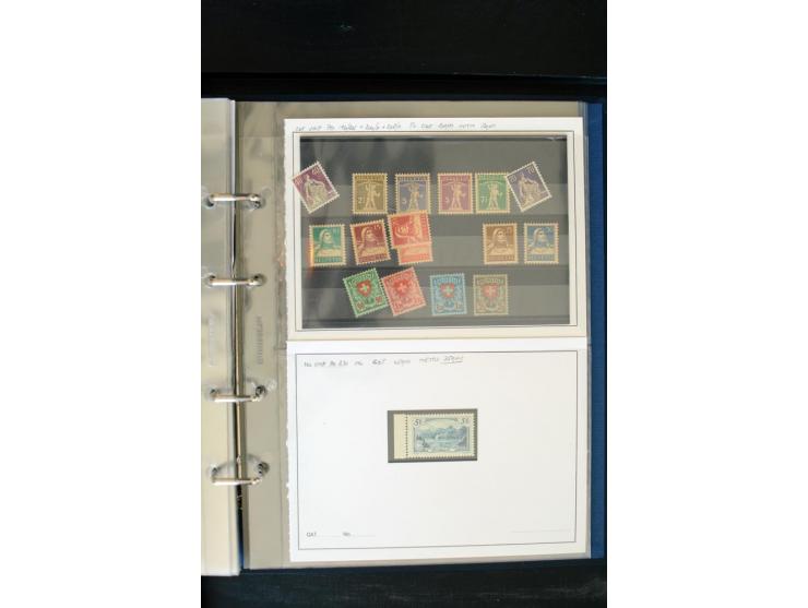 1850/1924, postfrische, ungebrauchte und gestempelte Partie mit vielen guten Ausgaben, teils sign. oder mit Befund (Unificato