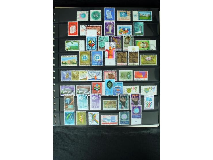 1850/1987, postfrische, ungebrauchte und gestempelte Sammlung mit gutebn Ausgaben, Porto, Dienst, Ämtern, Zusammendrucken und
