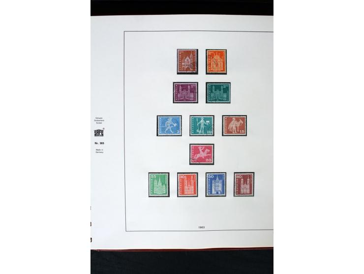 1850/1987, postfrische, ungebrauchte und gestempelte Sammlung mit gutebn Ausgaben, Porto, Dienst, Ämtern, Zusammendrucken und