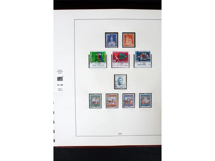 1850/1987, postfrische, ungebrauchte und gestempelte Sammlung mit gutebn Ausgaben, Porto, Dienst, Ämtern, Zusammendrucken und