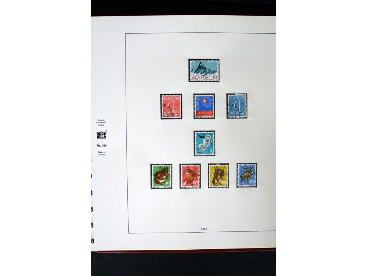 1850/1987, postfrische, ungebrauchte und gestempelte Sammlung mit gutebn Ausgaben, Porto, Dienst, Ämtern, Zusammendrucken und