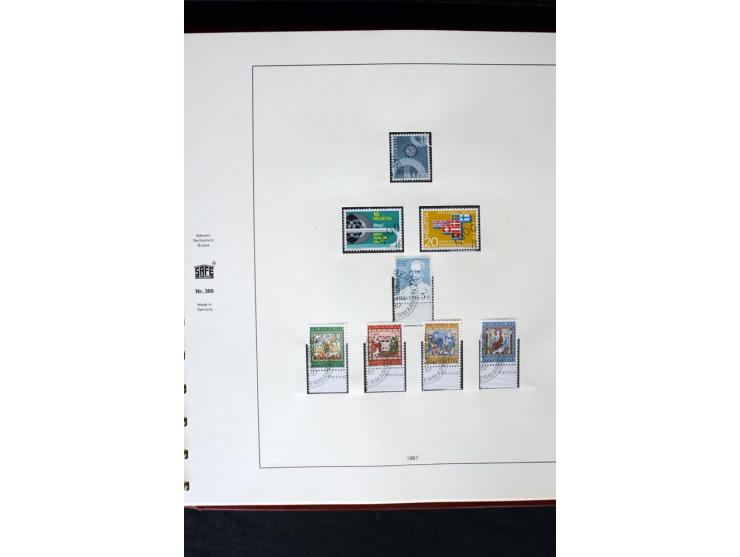 1850/1987, postfrische, ungebrauchte und gestempelte Sammlung mit gutebn Ausgaben, Porto, Dienst, Ämtern, Zusammendrucken und