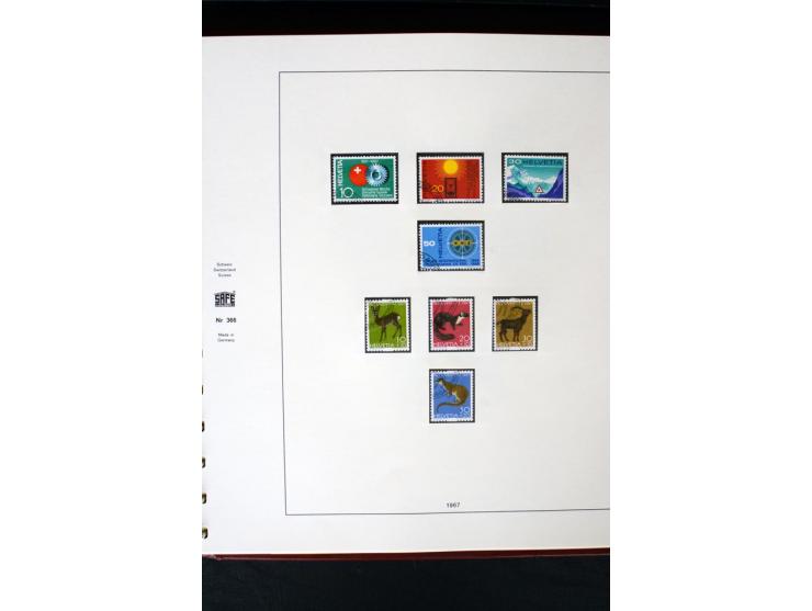1850/1987, postfrische, ungebrauchte und gestempelte Sammlung mit gutebn Ausgaben, Porto, Dienst, Ämtern, Zusammendrucken und