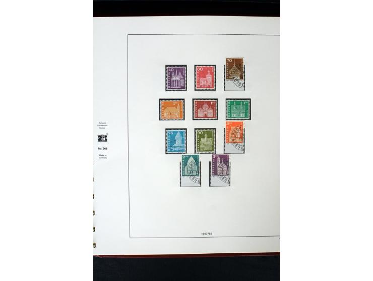 1850/1987, postfrische, ungebrauchte und gestempelte Sammlung mit gutebn Ausgaben, Porto, Dienst, Ämtern, Zusammendrucken und