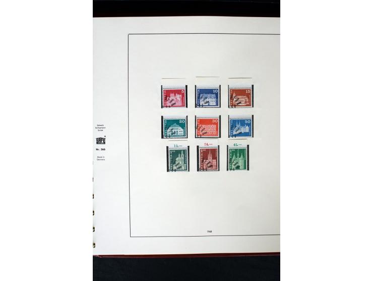 1850/1987, postfrische, ungebrauchte und gestempelte Sammlung mit gutebn Ausgaben, Porto, Dienst, Ämtern, Zusammendrucken und