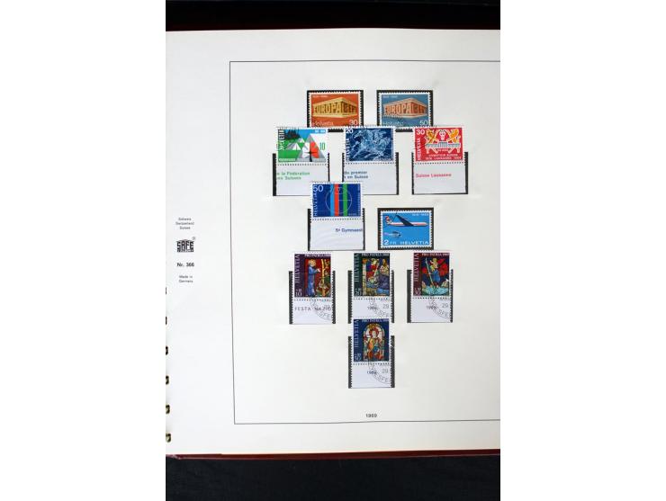 1850/1987, postfrische, ungebrauchte und gestempelte Sammlung mit gutebn Ausgaben, Porto, Dienst, Ämtern, Zusammendrucken und