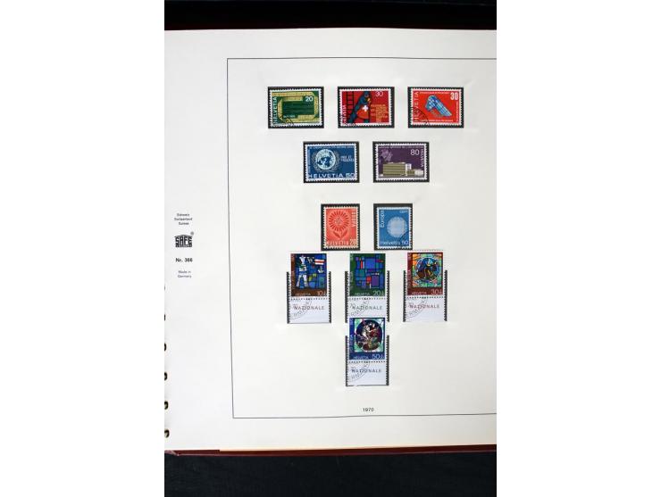 1850/1987, postfrische, ungebrauchte und gestempelte Sammlung mit gutebn Ausgaben, Porto, Dienst, Ämtern, Zusammendrucken und